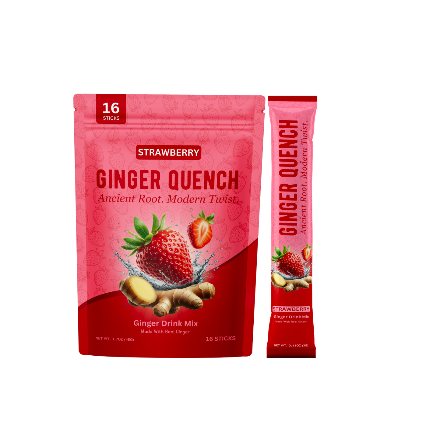 Strawberry Ginger Quench